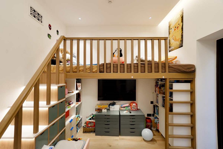 Mezzanine untuk kamar anak, Sumber: algebra-contracting.com