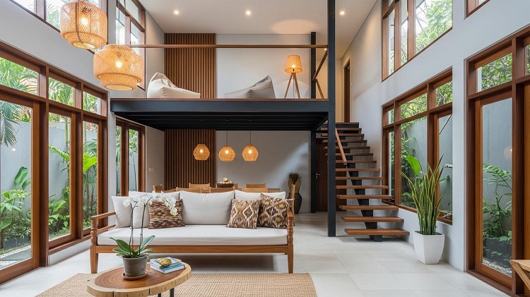 Mezzanine untuk ruang tamu tambahan, Sumber: liputan6.com