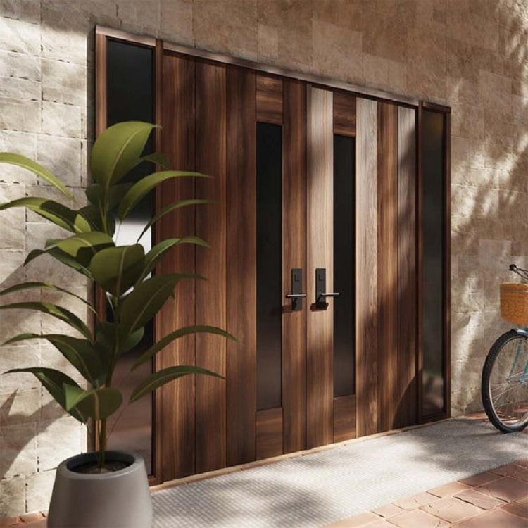 Pintu double dengan jendela kaca, Sumber: au.pinterest.com